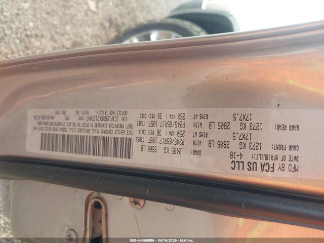 44868096 :رقم المزاد ، 1C4PJMBX6KD137047 vin ، 2019 Jeep Cherokee Trailhawk 4x4 مزاد بيع