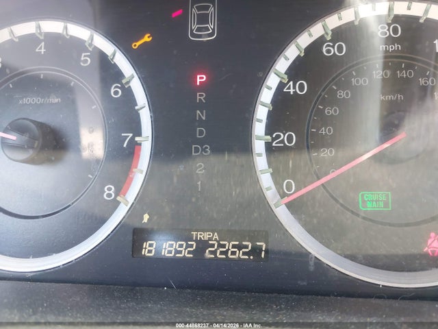 44868237 :رقم المزاد ، 1HGCS1B30BA008862 vin ، 2011 Honda Accord 2.4 Lx-s مزاد بيع