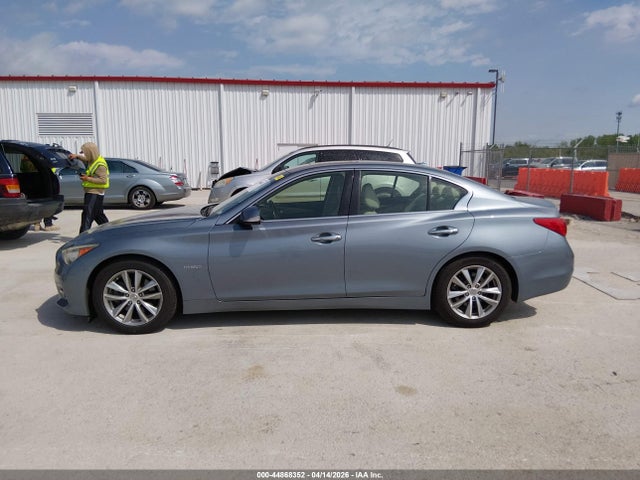44868352 :رقم المزاد ، JN1AV7AP3EM690923 vin ، 2014 Infiniti Q50 Hybrid Premium مزاد بيع
