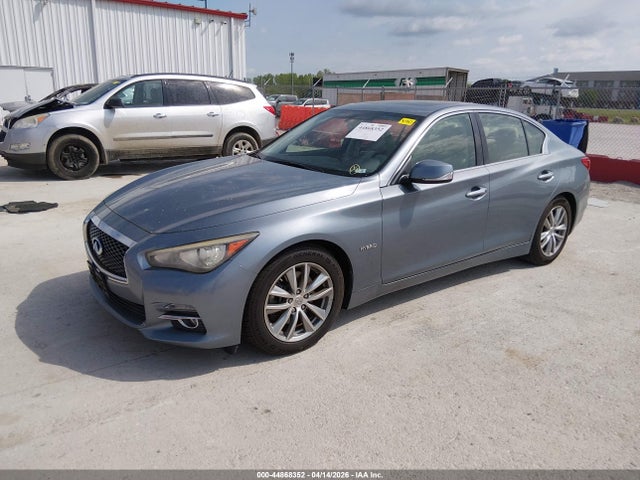44868352 :رقم المزاد ، JN1AV7AP3EM690923 vin ، 2014 Infiniti Q50 Hybrid Premium مزاد بيع