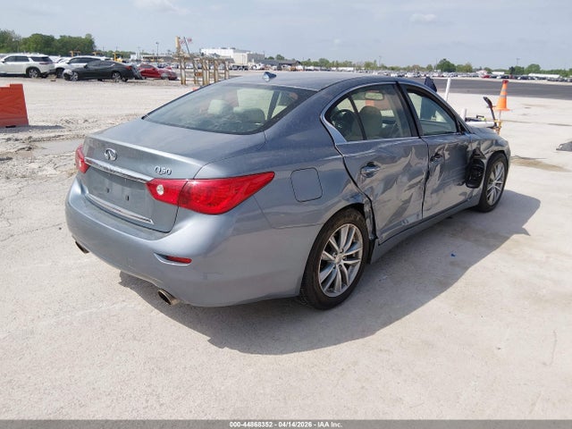 44868352 :رقم المزاد ، JN1AV7AP3EM690923 vin ، 2014 Infiniti Q50 Hybrid Premium مزاد بيع