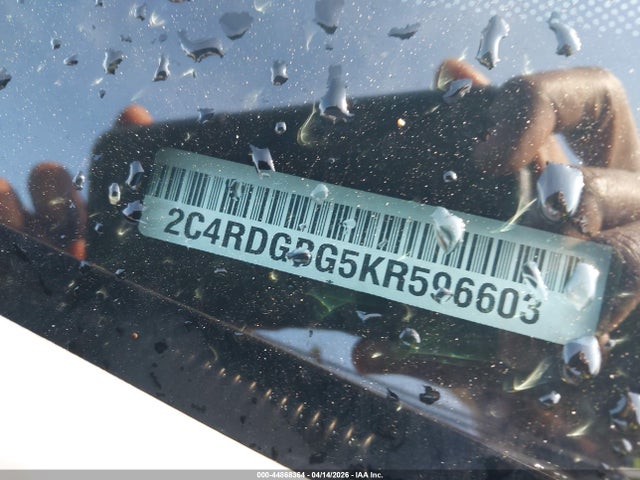 Продаж на аукціоні авто 2019 Dodge Grand Caravan Se, vin: 2C4RDGBG5KR596603, номер лоту: 44868364