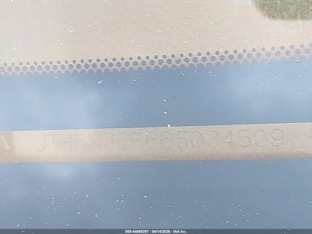Aukcja sprzedaży 2006 Lexus Ls 430, vin: JTHBN36F665034509, numer aukcji: 44868397