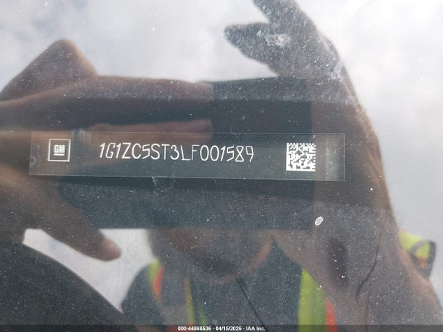 44868536 :رقم المزاد ، 1G1ZC5ST3LF001589 vin ، 2020 Chevrolet Malibu Fwd 1fl مزاد بيع