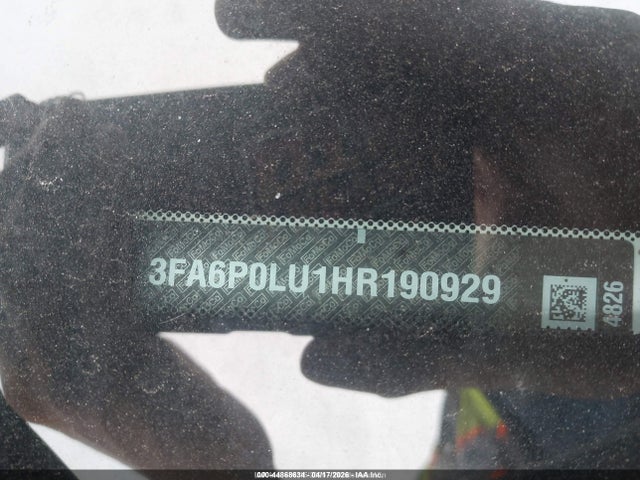 Aukcja sprzedaży 2017 Ford Fusion Hybrid Se, vin: 3FA6P0LU1HR190929, numer aukcji: 44868634