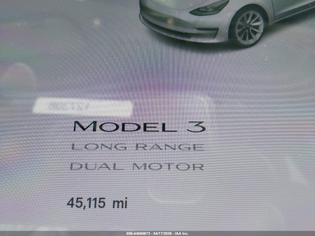 Aukcja sprzedaży 2021 Tesla Model 3 Long Range Dual Motor All-wheel Drive, vin: 5YJ3E1EB9MF869525, numer aukcji: 44868673