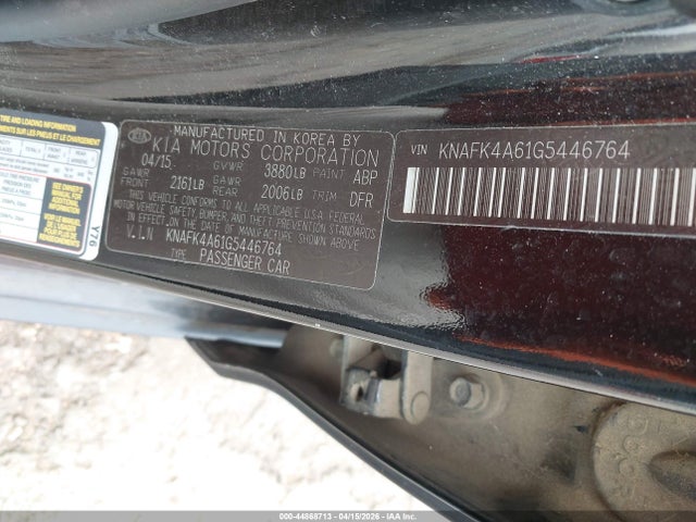 2016 KIA FORTE KNAFK4A61G5446764 Photo 8