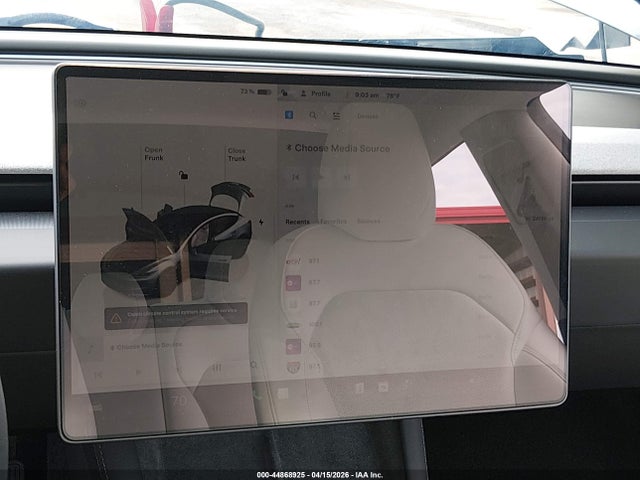 44868925 :رقم المزاد ، 5YJ3E1EA2SF899812 vin ، 2025 Tesla Model 3 Long Range Rear-wheel Drive/standard Rear-wheel Drive مزاد بيع