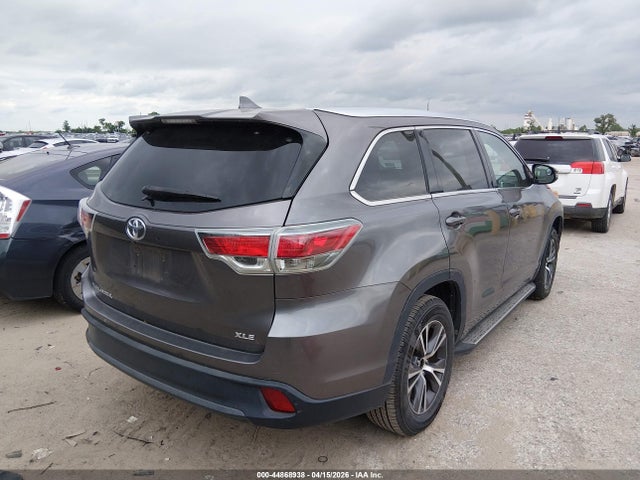 44868938 :رقم المزاد ، 5TDKKRFH8GS127123 vin ، 2016 Toyota Highlander Xle V6 مزاد بيع