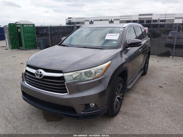 44868938 :رقم المزاد ، 5TDKKRFH8GS127123 vin ، 2016 Toyota Highlander Xle V6 مزاد بيع