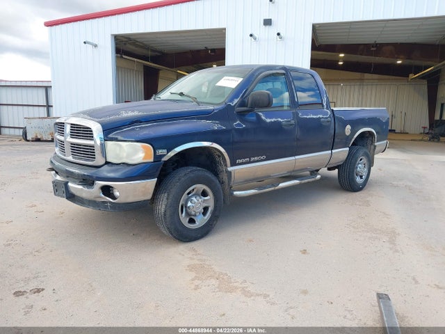 2004 Dodge Ram 2500 Slt/laramie მანქანა იყიდება აუქციონზე, vin: 3D7KU28D94G192171, აუქციონის ნომერი: 44868944