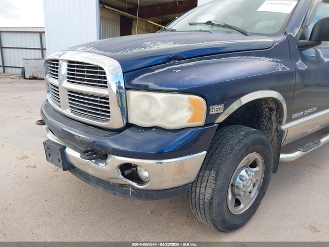 2004 Dodge Ram 2500 Slt/laramie მანქანა იყიდება აუქციონზე, vin: 3D7KU28D94G192171, აუქციონის ნომერი: 44868944