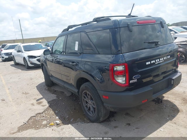 44868980 :رقم المزاد ، 3FMCR9B69MRA98469 vin ، 2021 Ford Bronco Sport Big Bend مزاد بيع