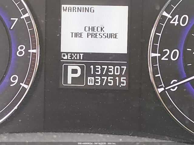 44869034 :رقم المزاد ، JN1AJ0HR9BM852057 vin ، 2011 Infiniti Ex35 Journey مزاد بيع