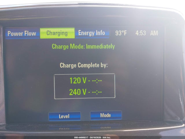 Aukcja sprzedaży 2014 Chevrolet Volt, vin: 1G1RA6E47EU127744, numer aukcji: 44869217