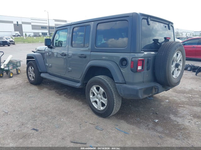 Продажа на аукционе авто 2020 Jeep Wrangler Unlimited Sport S 4x4, vin: 1C4HJXDN4LW226123, номер лота: 44869498