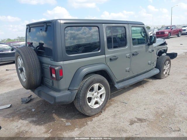Продажа на аукционе авто 2020 Jeep Wrangler Unlimited Sport S 4x4, vin: 1C4HJXDN4LW226123, номер лота: 44869498