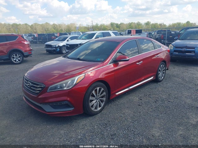 44869518 :رقم المزاد ، 5NPE34AF2FH045315 vin ، 2015 Hyundai Sonata Sport مزاد بيع