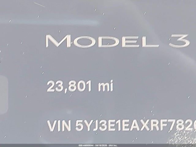 Aukcja sprzedaży 2024 Tesla Model 3 Long Range Dual Motor All-wheel Drive/rear-wheel Drive, vin: 5YJ3E1EAXRF782652, numer aukcji: 44869544