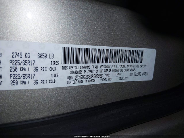 Продажа на аукционе авто 2013 Dodge Grand Caravan Se, vin: 2C4RDGBG8DR582956, номер лота: 44869594