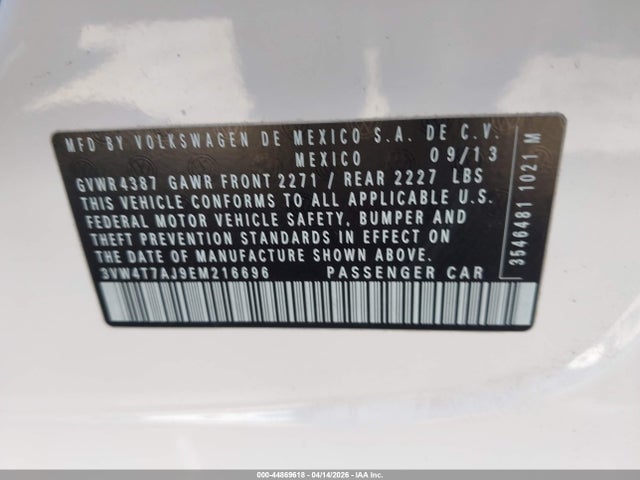 3VW4T7AJ9EM216696 Volkswagen JETTA GLI