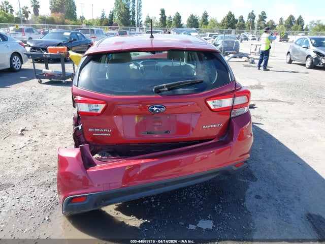 2018 Subaru Impreza 2.0i მანქანა იყიდება აუქციონზე, vin: 4S3GTAA60J3720459, აუქციონის ნომერი: 44869718