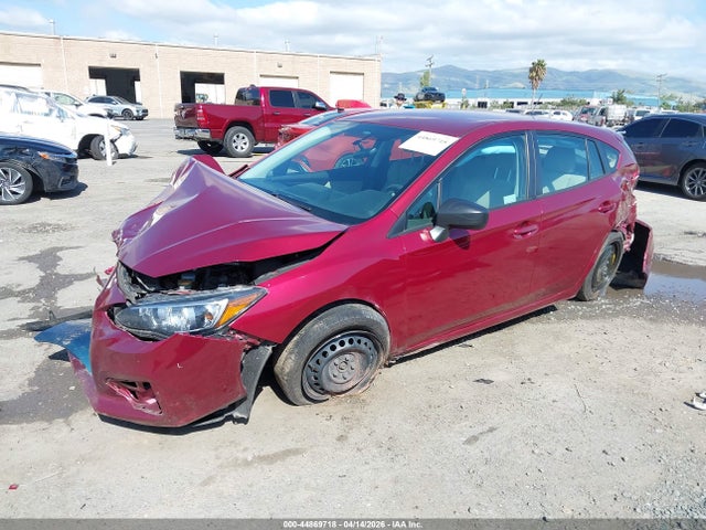 2018 Subaru Impreza 2.0i მანქანა იყიდება აუქციონზე, vin: 4S3GTAA60J3720459, აუქციონის ნომერი: 44869718