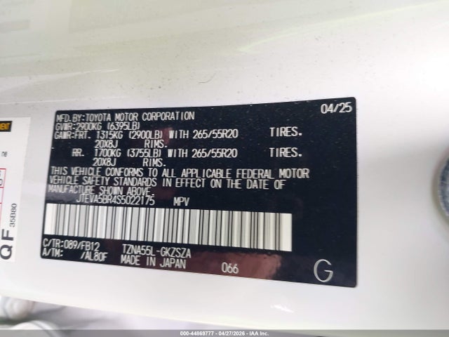 Toyota 4runner Trd Sport 2025 JTEVA5BR4S5022175 Image 9
