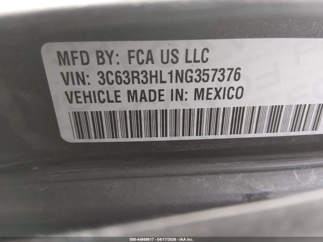 44869817 :رقم المزاد ، 3C63R3HL1NG357376 vin ، 2022 Ram 3500 Lone Star  4x4 8' Box مزاد بيع