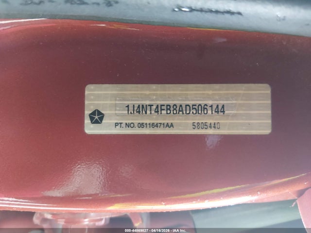 Продажа на аукционе авто 2010 Jeep Compass Sport, vin: 1J4NT4FB8AD506144, номер лота: 44869827