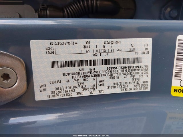 Продаж на аукціоні авто 2025 Ford Bronco Outer Banks, vin: 1FMEE8BH0SLB56898, номер лоту: 44869876