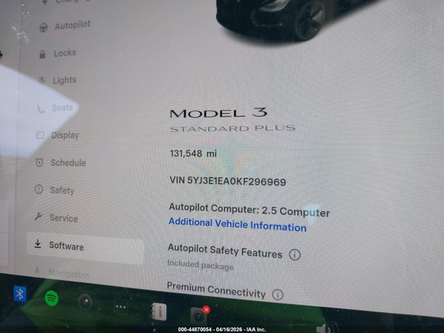 Tesla Model 3 Long Range/mid Range/standard Range/standard Range Plus 2019 5YJ3E1EA0KF296969 Image 16