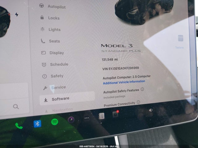 Tesla Model 3 Long Range/mid Range/standard Range/standard Range Plus 2019 5YJ3E1EA0KF296969 Image 7