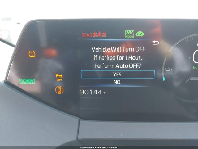 Aukcja sprzedaży 2025 Toyota Prius Plug-in Hybrid Xse Premium, vin: JTDACACU9S3043317, numer aukcji: 44870067