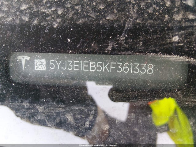 Aukcja sprzedaży 2019 Tesla Model 3 Long Range/performance, vin: 5YJ3E1EB5KF361338, numer aukcji: 44870268