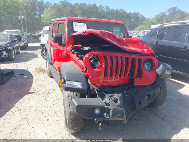 2019 Jeep Wrangler Unlimited Sport S 4x4 მანქანა იყიდება აუქციონზე, vin: 1C4HJXDGXKW583211, აუქციონის ნომერი: 44870337