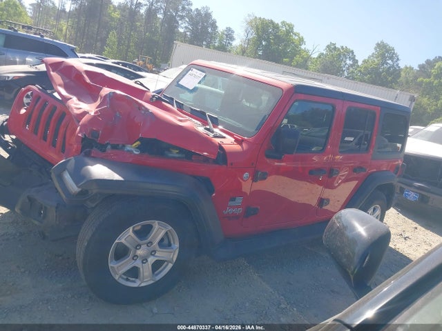 Aukcja sprzedaży 2019 Jeep Wrangler Unlimited Sport S 4x4, vin: 1C4HJXDGXKW583211, numer aukcji: 44870337