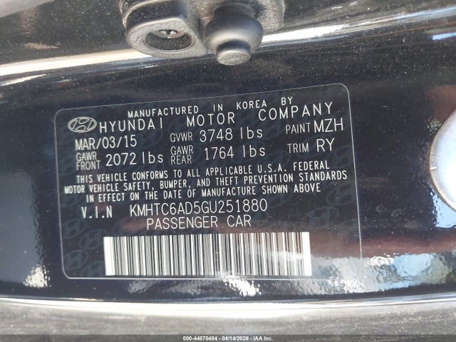 2016 HYUNDAI VELOSTER KMHTC6AD5GU251880 Photo 8