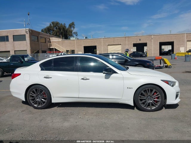 2016 Infiniti Q50 3.0t Red Sport 400 მანქანა იყიდება აუქციონზე, vin: JN1FV7ARXGM451878, აუქციონის ნომერი: 44870535