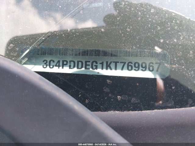 44870560 :رقم المزاد ، 3C4PDDEG1KT769967 vin ، 2019 Dodge Journey Gt Awd مزاد بيع