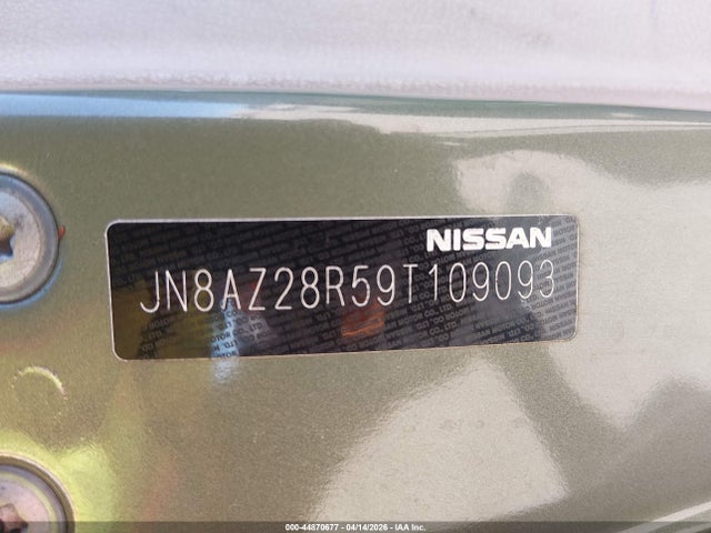 44870677 :رقم المزاد ، JN8AZ28R59T109093 vin ، 2009 Nissan Cube 1.8s مزاد بيع