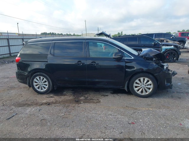 2015 Kia Sedona Ex მანქანა იყიდება აუქციონზე, vin: KNDMC5C12F6047420, აუქციონის ნომერი: 44870765