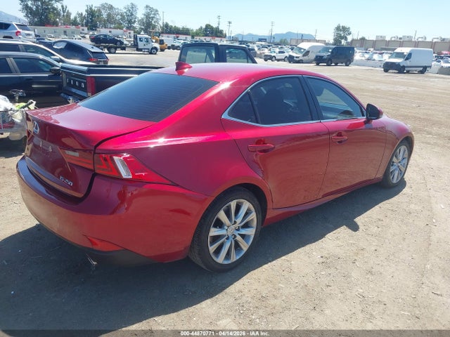 Продажа на аукционе авто 2015 Lexus Is 250, vin: JTHBF1D21F5061764, номер лота: 44870771