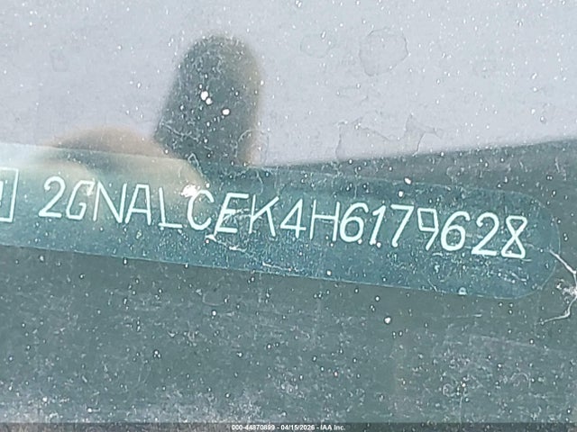 Продажа на аукционе авто 2017 Chevrolet Equinox Lt, vin: 2GNALCEK4H6179628, номер лота: 44870899