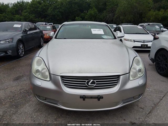 2004 Lexus Sc 430 მანქანა იყიდება აუქციონზე, vin: JTHFN48Y340055589, აუქციონის ნომერი: 44871003