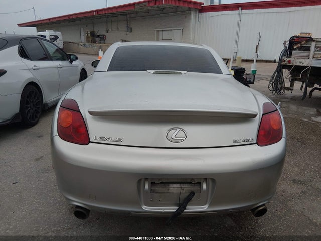 2004 Lexus Sc 430 მანქანა იყიდება აუქციონზე, vin: JTHFN48Y340055589, აუქციონის ნომერი: 44871003