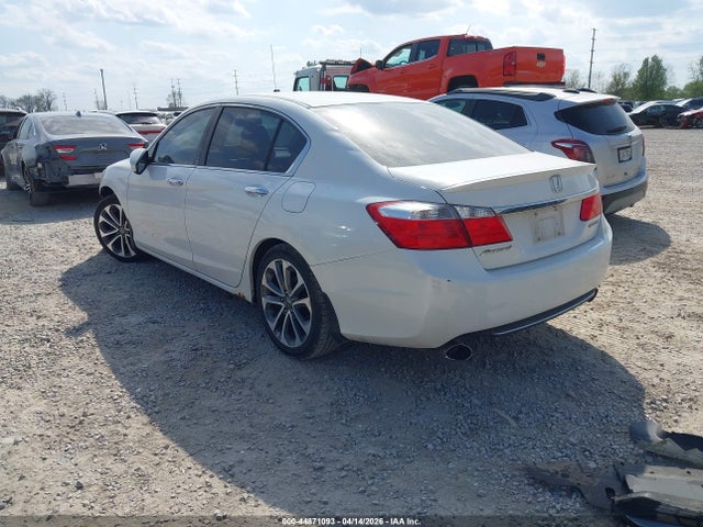 Продажа на аукционе авто 2015 Honda Accord Sport, vin: 1HGCR2F51FA070743, номер лота: 44871093
