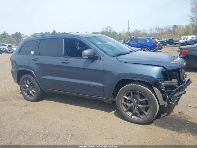 2021 Jeep Grand Cherokee 80th Anniversary 4x4 მანქანა იყიდება აუქციონზე, vin: 1C4RJFBG7MC580160, აუქციონის ნომერი: 44871109