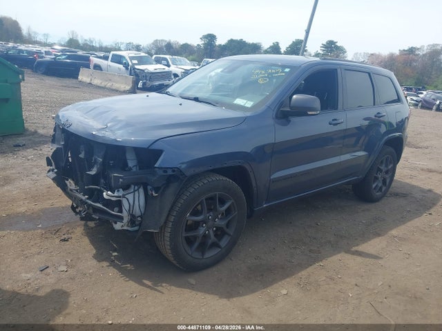 2021 Jeep Grand Cherokee 80th Anniversary 4x4 მანქანა იყიდება აუქციონზე, vin: 1C4RJFBG7MC580160, აუქციონის ნომერი: 44871109