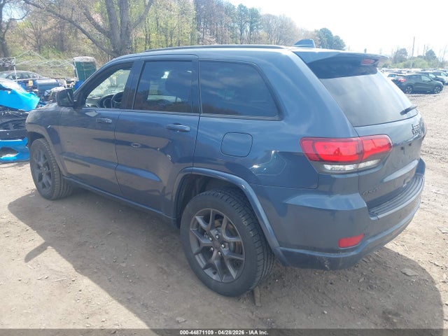 2021 Jeep Grand Cherokee 80th Anniversary 4x4 მანქანა იყიდება აუქციონზე, vin: 1C4RJFBG7MC580160, აუქციონის ნომერი: 44871109